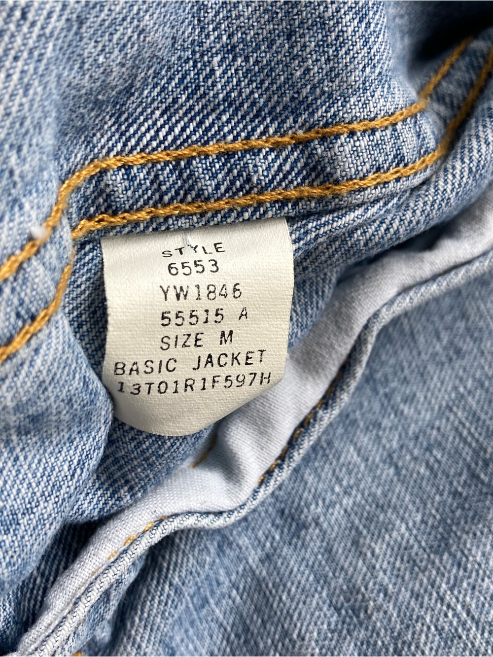 Ralph Lauren y2k Light Blue Denim Trucker Jean Jacket - Picture 7 of 8